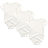 3PCS/LOT Newborn Girl Boy Baby Clothes High Quality Cute 100%Cotton Short Sleeve Baby Rompers Roupas de bebe Infantil Costumes