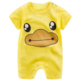 baby clothing 100% cotton unisex rompers baby boy girls short sleeve summer cartoon toddler cute Clothes