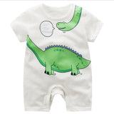 baby clothing 100% cotton unisex rompers baby boy girls short sleeve summer cartoon toddler cute Clothes