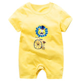 baby clothing 100% cotton unisex rompers baby boy girls short sleeve summer cartoon toddler cute Clothes