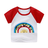Baby clothes Cartoon Print Baby Boys Girl T Shirt For Summer Infant Kids Boys Girls  T-Shirts Clothes Cotton Tops