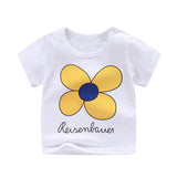 Baby clothes Cartoon Print Baby Boys Girl T Shirt For Summer Infant Kids Boys Girls  T-Shirts Clothes Cotton Tops