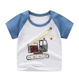 Baby clothes Cartoon Print Baby Boys Girl T Shirt For Summer Infant Kids Boys Girls  T-Shirts Clothes Cotton Tops