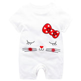 baby clothing 100% cotton unisex rompers baby boy girls short sleeve summer cartoon toddler cute Clothes