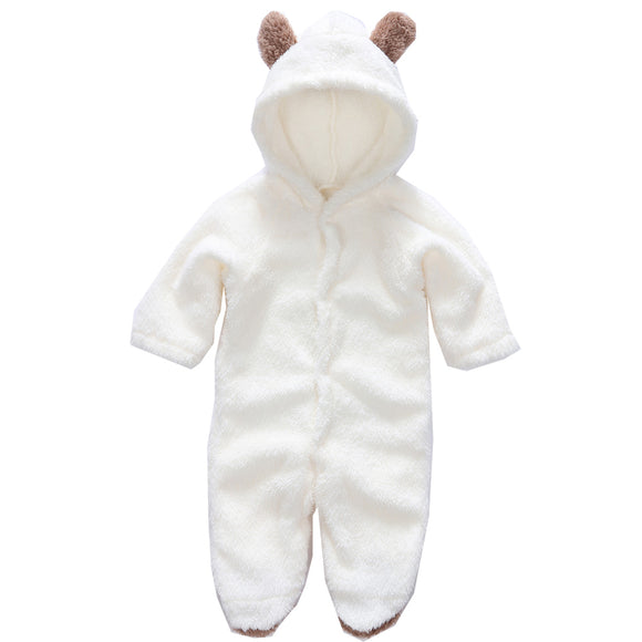 Autumn Baby Rompers Christmas Baby Boy girl Clothes Newborn Clothing Polar Fleece toddler Infant Baby Jumpsuits new born costume