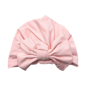 0-18Months Cute Baby Hats Cotton Soft Turban Knot Girl Summer Hat  style Kids Newborn Cap for baby girls
