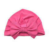 0-18Months Cute Baby Hats Cotton Soft Turban Knot Girl Summer Hat  style Kids Newborn Cap for baby girls