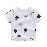 Baby clothes Cartoon Print Baby Boys Girl T Shirt For Summer Infant Kids Boys Girls  T-Shirts Clothes Cotton Tops